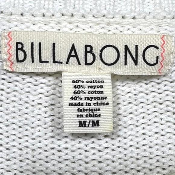 ⛔️Out Of Stock⛔️ BILLABONG Icon Rainbow Swirl Print Sweater Size Med - Picture 4 of 8